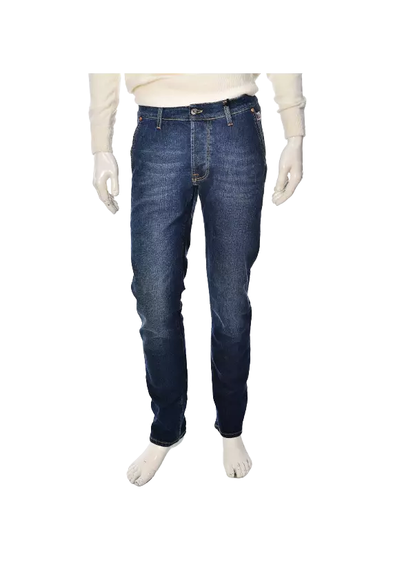 jeans in denim nozeleg da uomo con patta e label logate | RORY ROGER'S