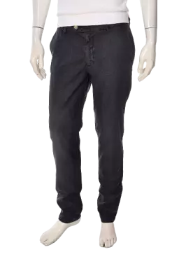 BOB Company Pantalone Uomo Race Cotone Bottone Blu Scuro Italy P-TI... BOB Company Pantalone Uomo Race Cotone Bottone Blu Scuro Italy P-TI...