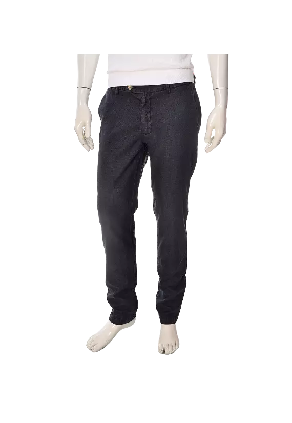 BOB Company Pantalone Uomo Race Cotone Bottone Blu Scuro Italy P-TI... BOB Company Pantalone Uomo Race Cotone Bottone Blu Scuro Italy P-TI...