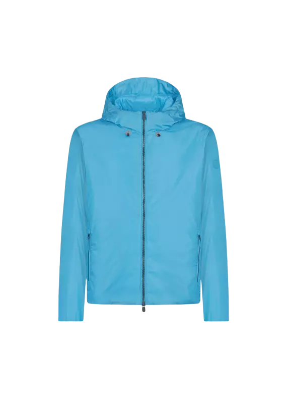 Giacca stile urban wave blue uomo con collo alto | SAVE THE DUCK Giacca stile urban wave blue uomo con collo alto | SAVE THE DUCK