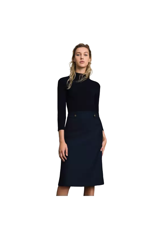 TWINSET Abito Donna A-TI Vestito Gonna Lana Elastico Svasatoo Blu N... TWINSET Abito Donna A-TI Vestito Gonna Lana Elastico Svasatoo Blu N...