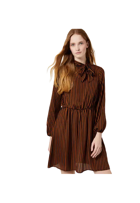 LIU JO Abito Donna A-TI Vestito Corto Fiocco Foulard Raso Cinta Ela... LIU JO Abito Donna A-TI Vestito Corto Fiocco Foulard Raso Cinta Ela...