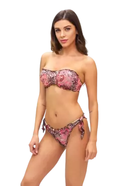 bikini con slip mare da donna con fantasia frou frou | FK