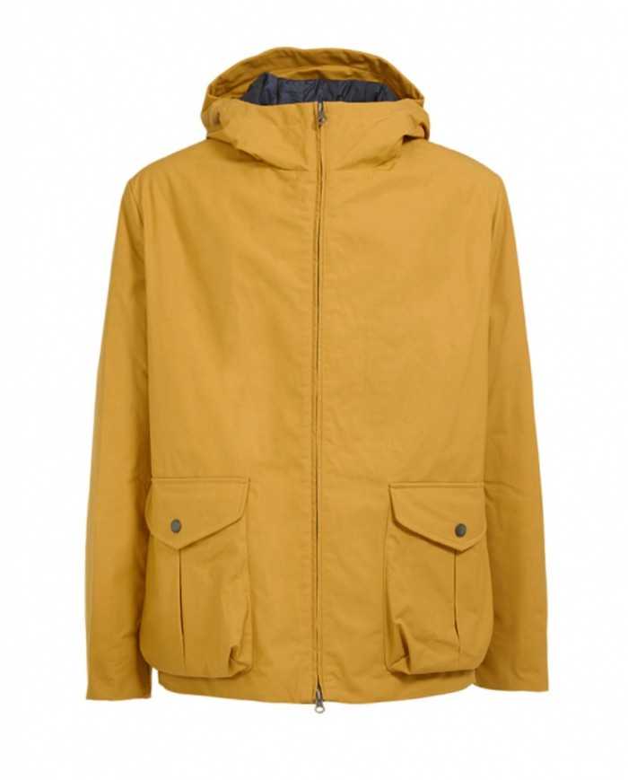 parka cerato giallo da uomo impermeabile con cappuccio | HOMEWARD parka cerato giallo da uomo impermeabile con cappuccio | HOMEWARD