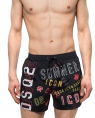 DSQUARED2 mare Costume Uomo D7B8E3190 PE 2020 Boxer Nero Multicolor... DSQUARED2 mare Costume Uomo D7B8E3190 PE 2020 Boxer Nero Multicolor...