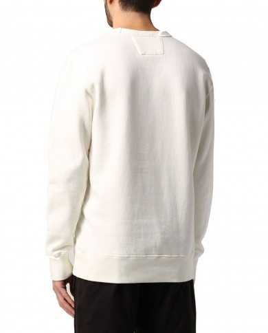 felpa gauze white uomo logato con scritta "cinquanta" | C.P. COMPANY felpa gauze white uomo logato con scritta "cinquanta" | C.P. COMPANY