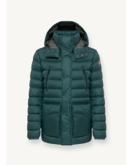 piumino sherwood/spike da uomo effetto semi lucido con logo | COLMAR piumino sherwood/spike da uomo effetto semi lucido con logo | COLMAR