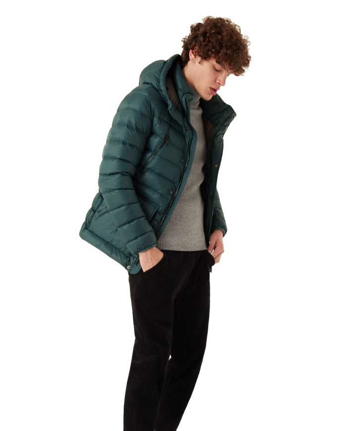 piumino sherwood/spike da uomo effetto semi lucido con logo | COLMAR piumino sherwood/spike da uomo effetto semi lucido con logo | COLMAR