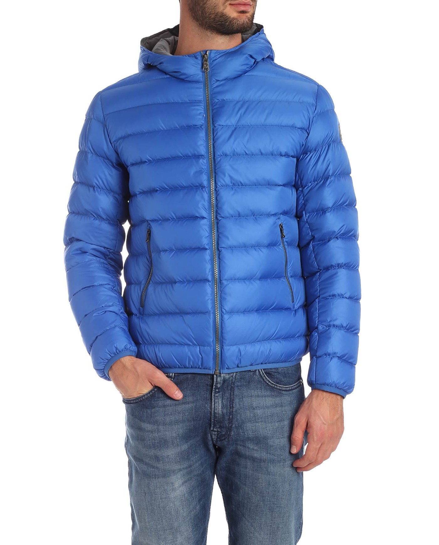 Piumino blu sales elettrico uomo