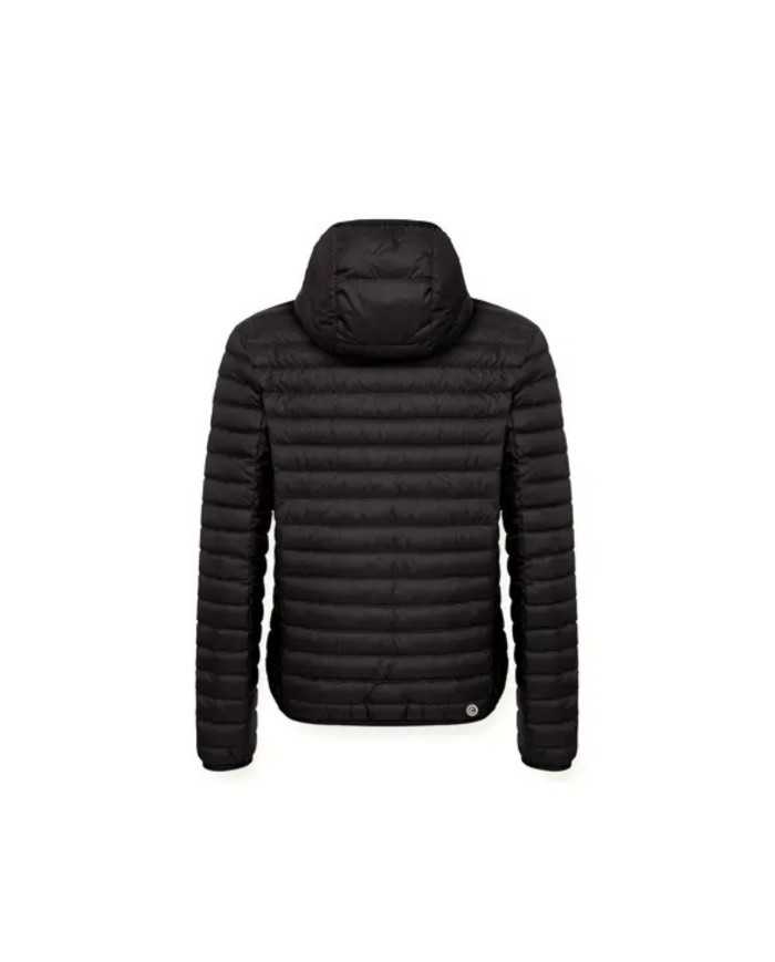 piumino trapuntato nero/spike da uomo con loghi | COLMAR piumino trapuntato nero/spike da uomo con loghi | COLMAR