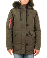 MUSEUM Giaccone Donna WILD JA72NY309 Parka Cappuccio Pelliccia Verd... MUSEUM Giaccone Donna WILD JA72NY309 Parka Cappuccio Pelliccia Verd...