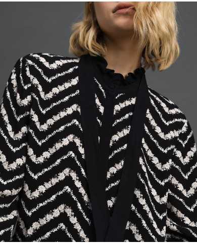 TWINSET Camicia Donna A-TI Crepe Floreale Fusciacca Bottoni Bianca ... TWINSET Camicia Donna A-TI Crepe Floreale Fusciacca Bottoni Bianca ...