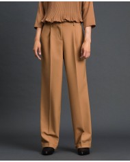 TWINSET Pantaloni Donna A-TI Lana Elastici Pieghe Risvolto Zip Camm... TWINSET Pantaloni Donna A-TI Lana Elastici Pieghe Risvolto Zip Camm...