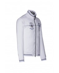 felpa bianca uomo con ricamo frecce tricolore | AREONAUTICA MILITARE