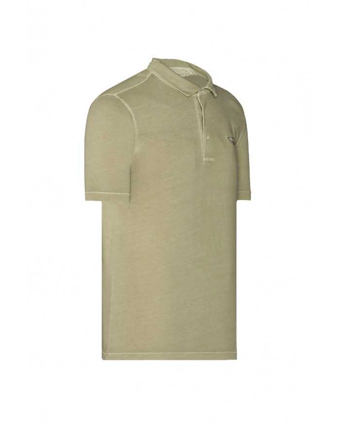 polo menta da uomo con stemma logato ricamato | AERONAUTICA MILITARE polo menta da uomo con stemma logato ricamato | AERONAUTICA MILITARE