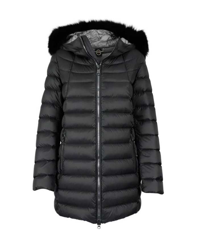 giubbino cangiante nero/dark steel da uomo con pelliccia | COLMAR giubbino cangiante nero/dark steel da uomo con pelliccia | COLMAR