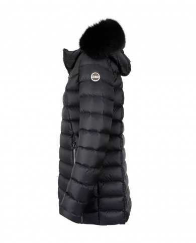 giubbino cangiante nero/dark steel da uomo con pelliccia | COLMAR