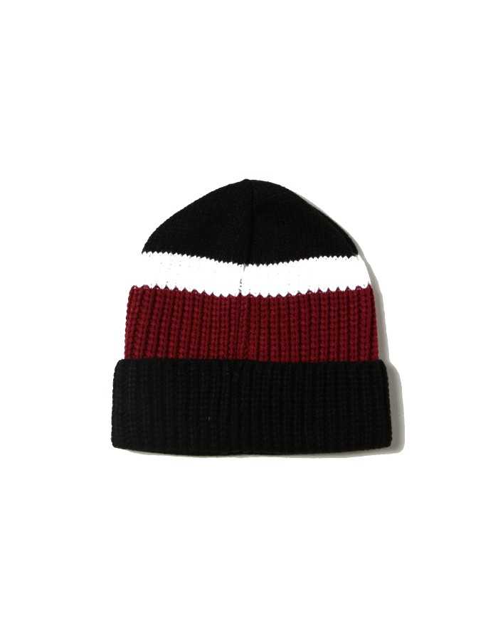 berretto uomo con fasce tricolore nero, bianco e rosso con logo | EA7 berretto uomo con fasce tricolore nero, bianco e rosso con logo | EA7