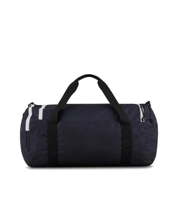 borsone nero da uomo con tracolla e patch logo ricamata | EA7