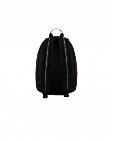 zaino nero da donna logato grande in verticale davanti | EA7