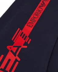 pantaloni navy blue da uomo con stripes logate rosse | EA7 pantaloni navy blue da uomo con stripes logate rosse | EA7
