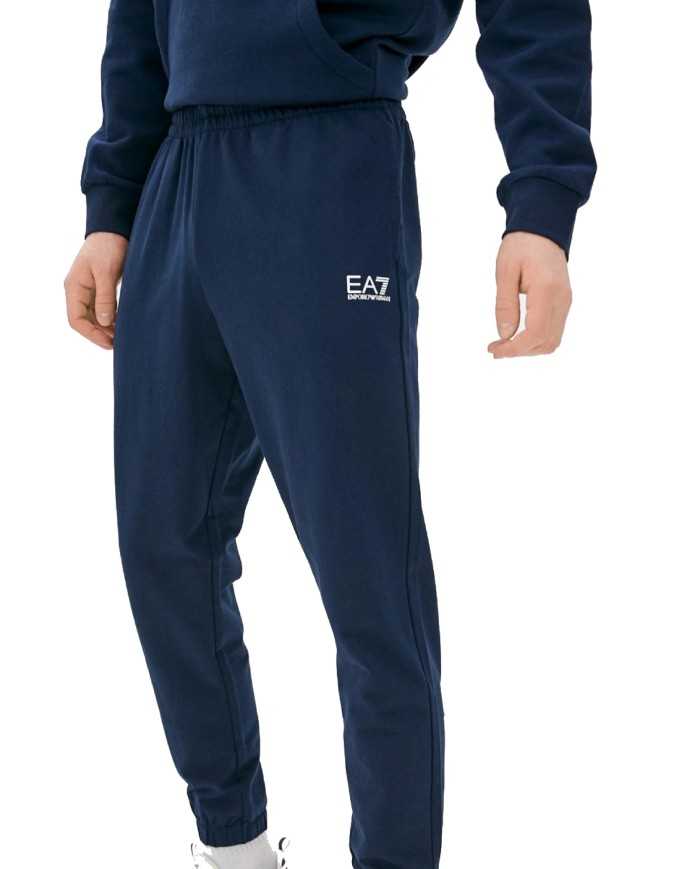 EA7 Armani Pantaloni Uomo 3KPP60 PJ05Z P-ET Cotone Blu Tasche Filo ...