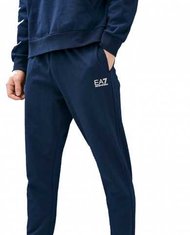 EA7 Armani Pantaloni Uomo 3KPP60 PJ05Z P-ET Cotone Blu Tasche Filo ...