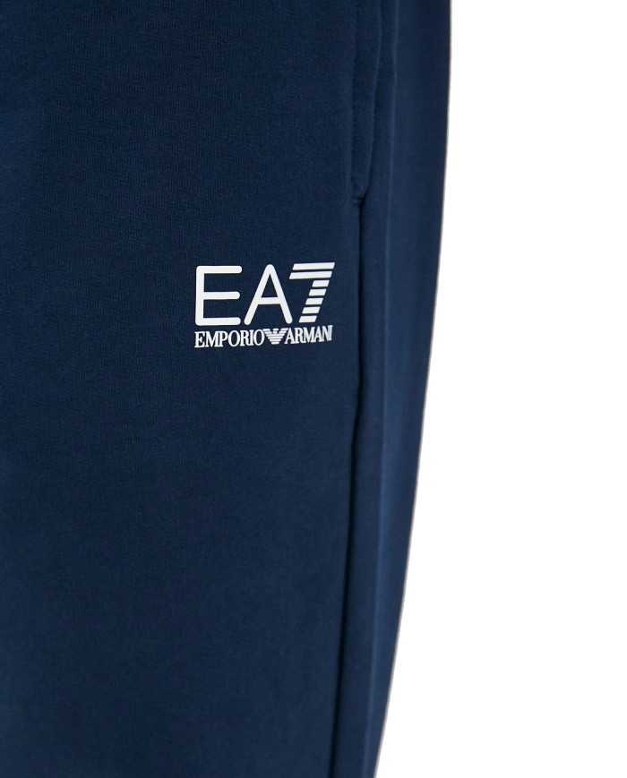EA7 Armani Pantaloni Uomo 3KPP60 PJ05Z P-ET Cotone Blu Tasche Filo ...