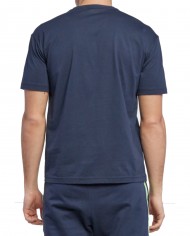 t-shirt navy blue con maxi logo bianco stampato sul petto | EA7 t-shirt navy blue con maxi logo bianco stampato sul petto | EA7