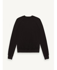 felpa nero da uomo con etichetta logata in fondo davanti | EA7 felpa nero da uomo con etichetta logata in fondo davanti | EA7