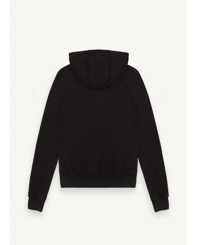 felpa nero da uomo in misto lana e cotone sul capo | COLMAR