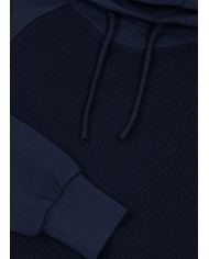 felpa blu da uomo in misto lana e cotone sul capo | COLMAR felpa blu da uomo in misto lana e cotone sul capo | COLMAR