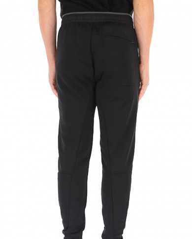 pantaloni nero da uomo con inserti trapuntati e logo | EA7 pantaloni nero da uomo con inserti trapuntati e logo | EA7