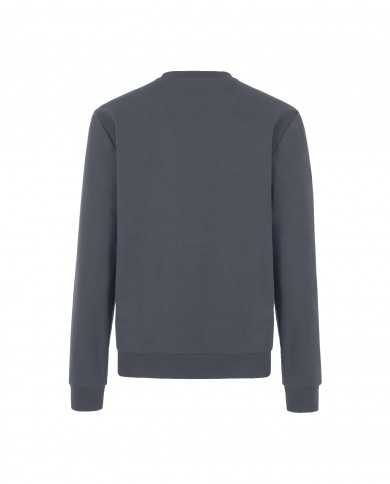 felpa iron gate da uomo con logo in rilievo sul petto | EA7