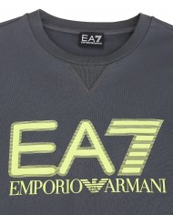 felpa iron gate da uomo con logo in rilievo sul petto | EA7