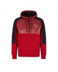 felpa red dahlia da uomo logato all-over sulla parte superiore | EA7