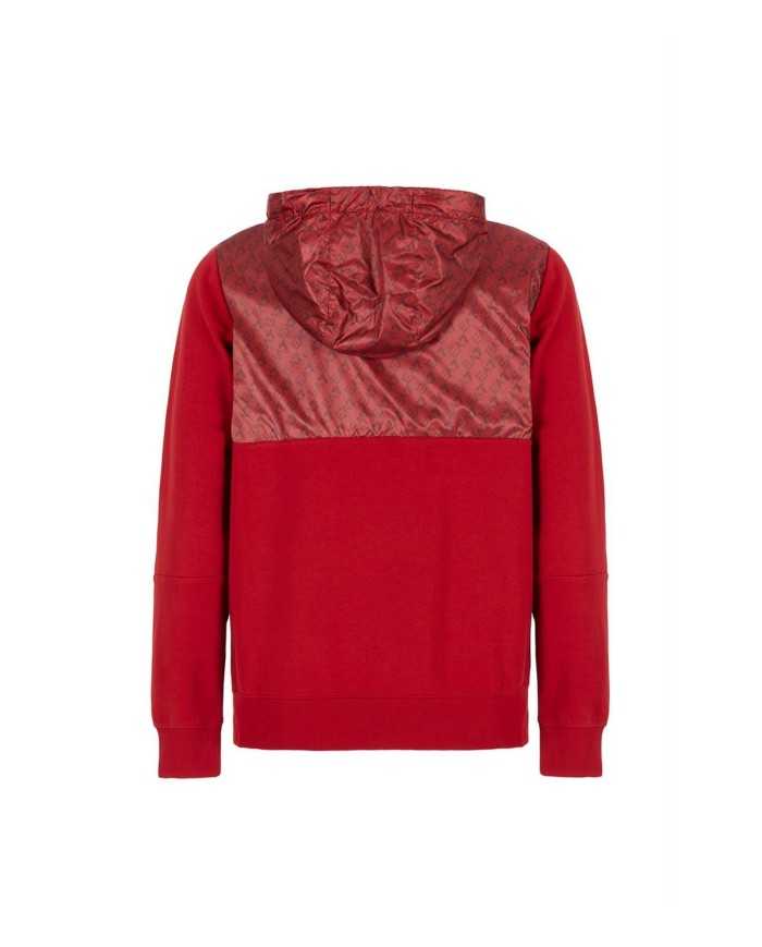 felpa red dahlia da uomo logato all-over sulla parte superiore | EA7 felpa red dahlia da uomo logato all-over sulla parte superiore | EA7