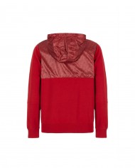 felpa red dahlia da uomo logato all-over sulla parte superiore | EA7