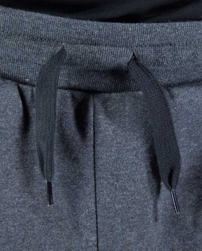 pantaloni tuta jogger carbon mel da uomo con bande logate | EA7