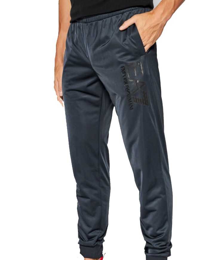 EA7 Armani Tuta Uomo 6KPV58 PJCNZ A-ET con Cappuccio Blu scuro Ross...