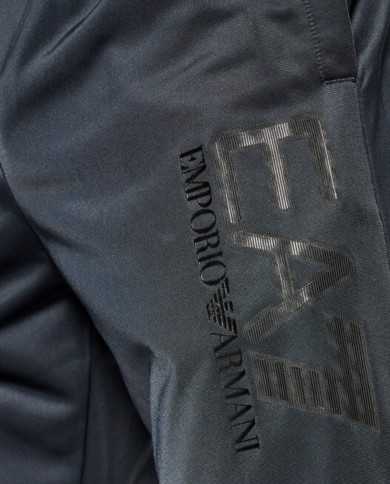 EA7 Armani Tuta Uomo 6KPV58 PJCNZ A-ET con Cappuccio Blu scuro Ross...