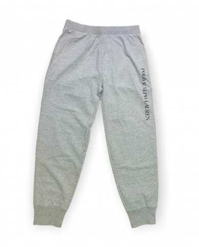 pantaloni tuta slim-fit da uomo logato verticalmente | RALPH LAUREN