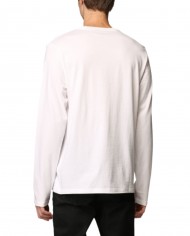 maglia a manica lunga bianca da uomo logato sul petto | RALPH LAUREN