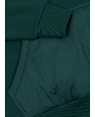 felpa sherwood da uomo con dettagli in nylon e logo | COLMAR