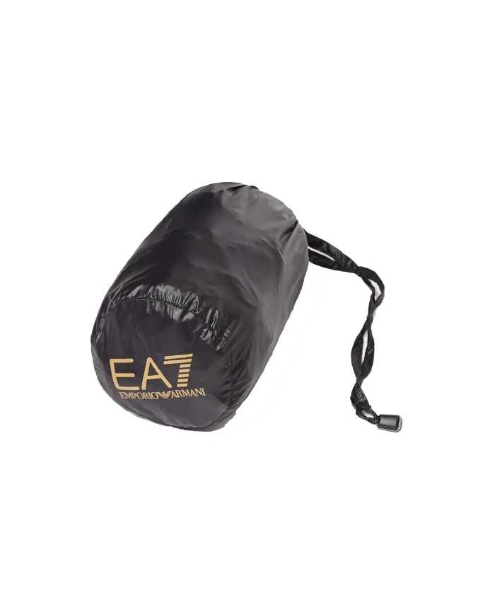 piumino nero da uomo con logo oro sul petto | EA7 piumino nero da uomo con logo oro sul petto | EA7