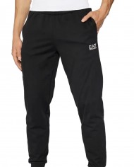 tuta bianca e nera da uomo con felpa e pantalone logati | EA7 tuta bianca e nera da uomo con felpa e pantalone logati | EA7