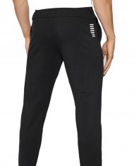 tuta bianca e nera da uomo con felpa e pantalone logati | EA7 tuta bianca e nera da uomo con felpa e pantalone logati | EA7