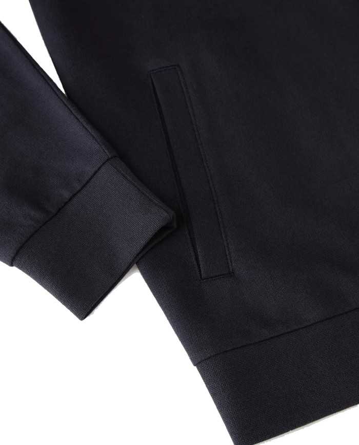 tuta night blue da uomo on felpa e pantaloni logati in contrasto | EA7 tuta night blue da uomo on felpa e pantaloni logati in contrasto | EA7