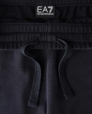 tuta night blue da uomo on felpa e pantaloni logati in contrasto | EA7 tuta night blue da uomo on felpa e pantaloni logati in contrasto | EA7