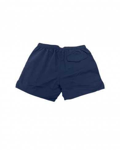 costume boxer navy blue con stripse nere e bianche logate | EA7